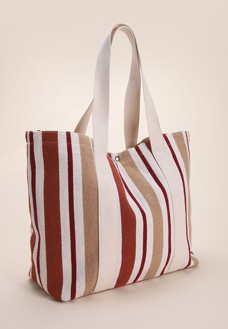 Burlap beach tote