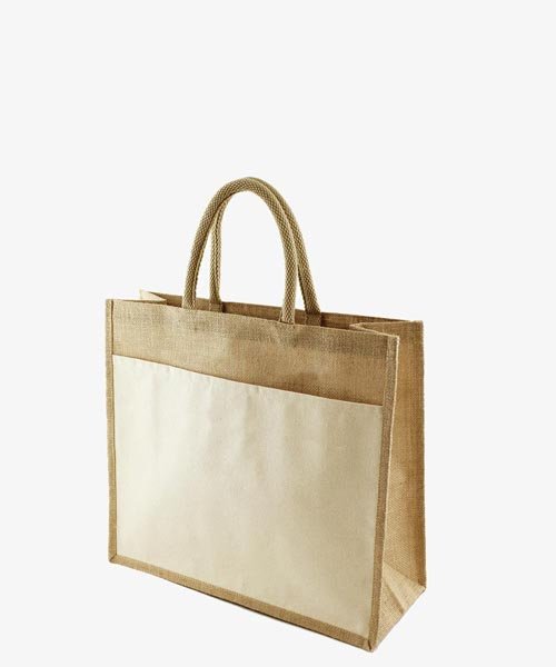 Reusable jute shopping bags